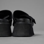 JULIUS ユリウス / 24AW Coated Goat Suede Velcro Sandal コーテッド ゴート スエード ベルクロ  レザーサンダル シューズ / 867FWM1-L / size 1 (BLACK)  352181-in-ue