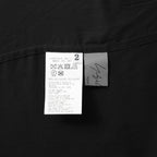 Yohji Yamamoto POUR HOMME ヨウジヤマモト プールオム / 美品 25AW CELLULOSE LAWN NOTCHED SHIRT セルロースローン ノッチドシャツ 長袖シャツ / HM-B04-200 / size 2 (BLACK)