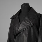 ISAMU KATAYAMA BACKLASH イサムカタヤマバックラッシュ / 25AW 美品 メンセレ別注 Monochrome luxury steer double riders jacket ルーズフィット ライダース アウター / ME2078-06 / size L (BLACK) 352191-in-ue