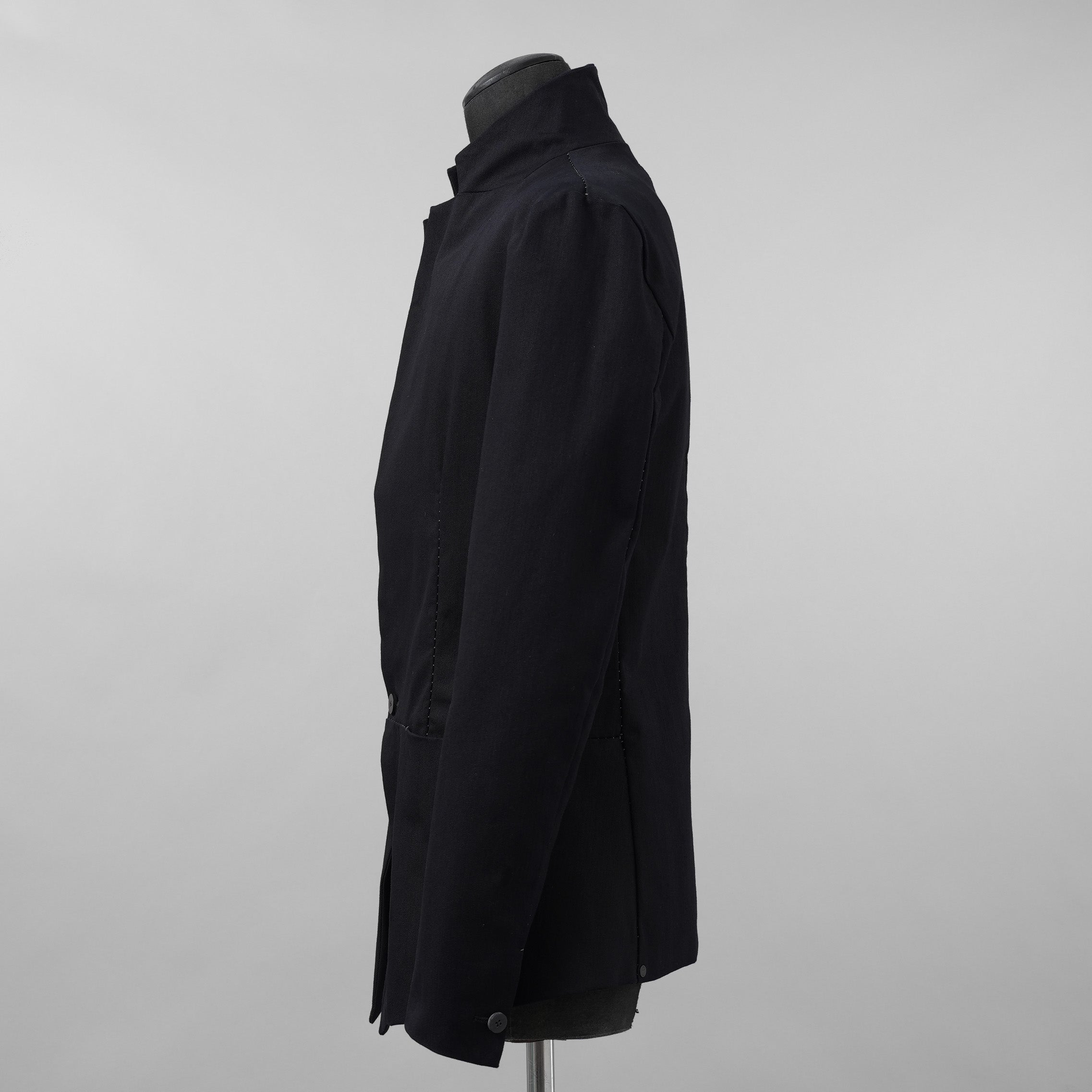 incarnation インカネーション / 美品 24SS Stretch Denim Overlocked 1B Jacket オーバーロック ステッチ ジャケット / 81-170 / size S (DARK NAVY)