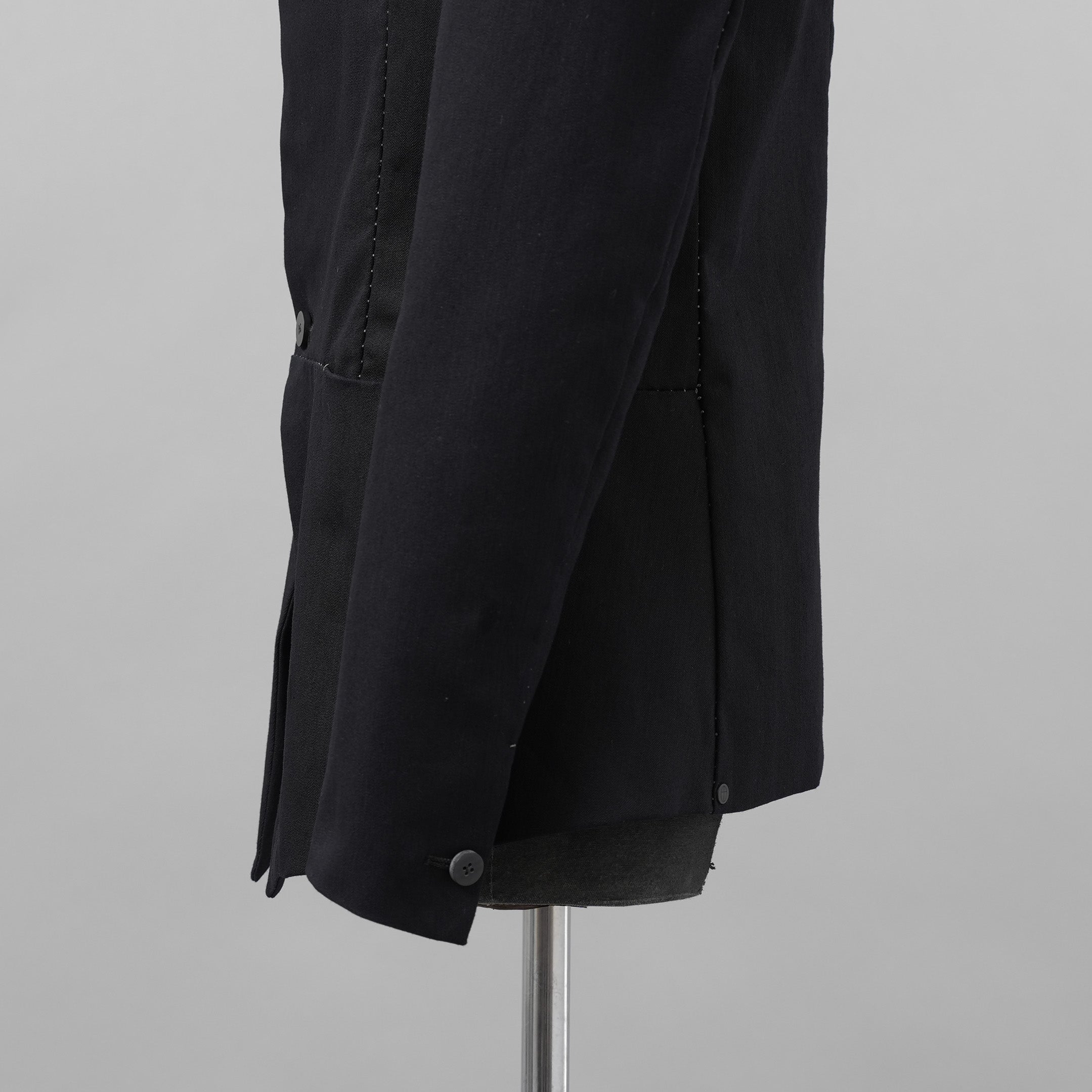 incarnation インカネーション / 美品 24SS Stretch Denim Overlocked 1B Jacket オーバーロック ステッチ ジャケット / 81-170 / size S (DARK NAVY)