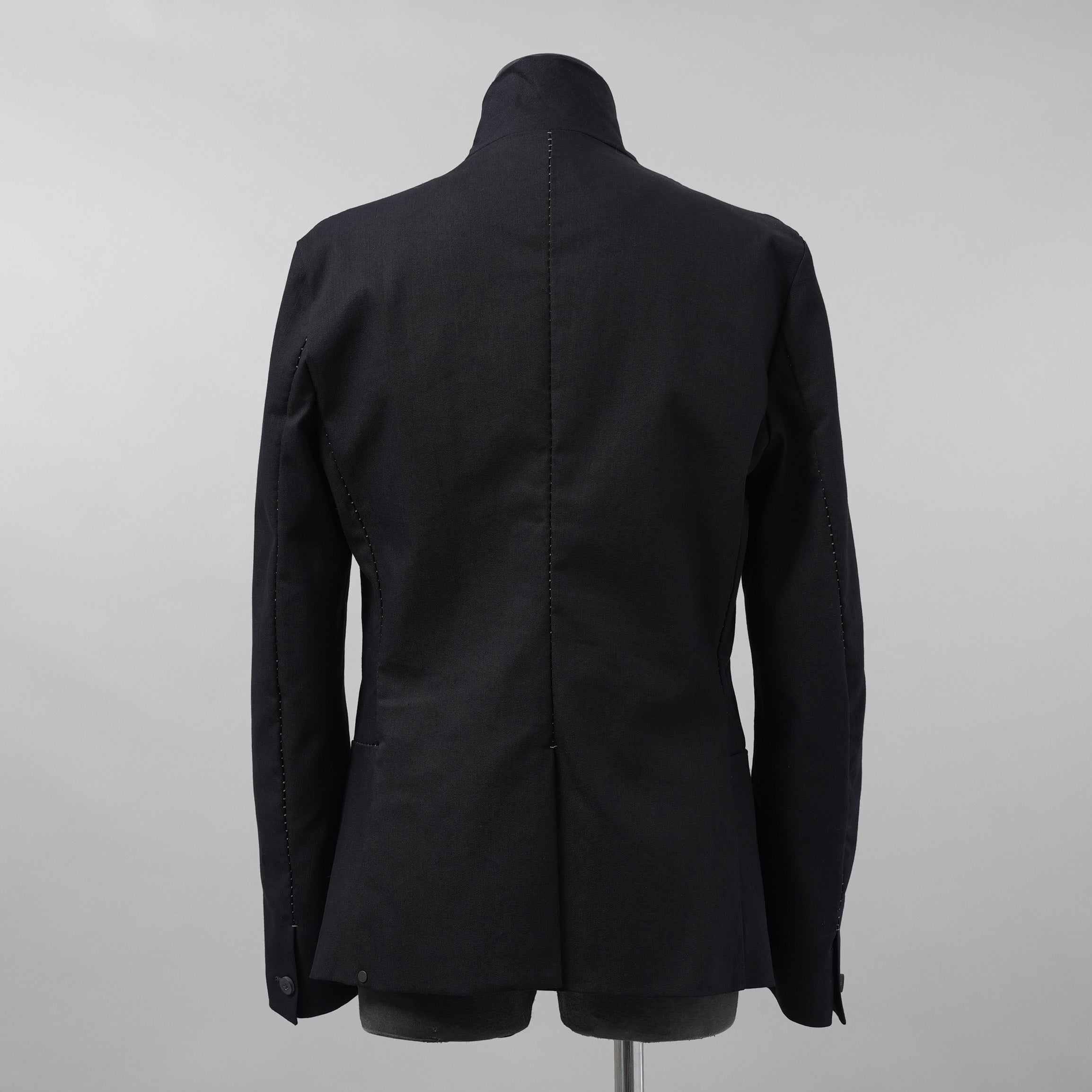 incarnation インカネーション / 美品 24SS Stretch Denim Overlocked 1B Jacket オーバーロック ステッチ ジャケット / 81-170 / size S (DARK NAVY)