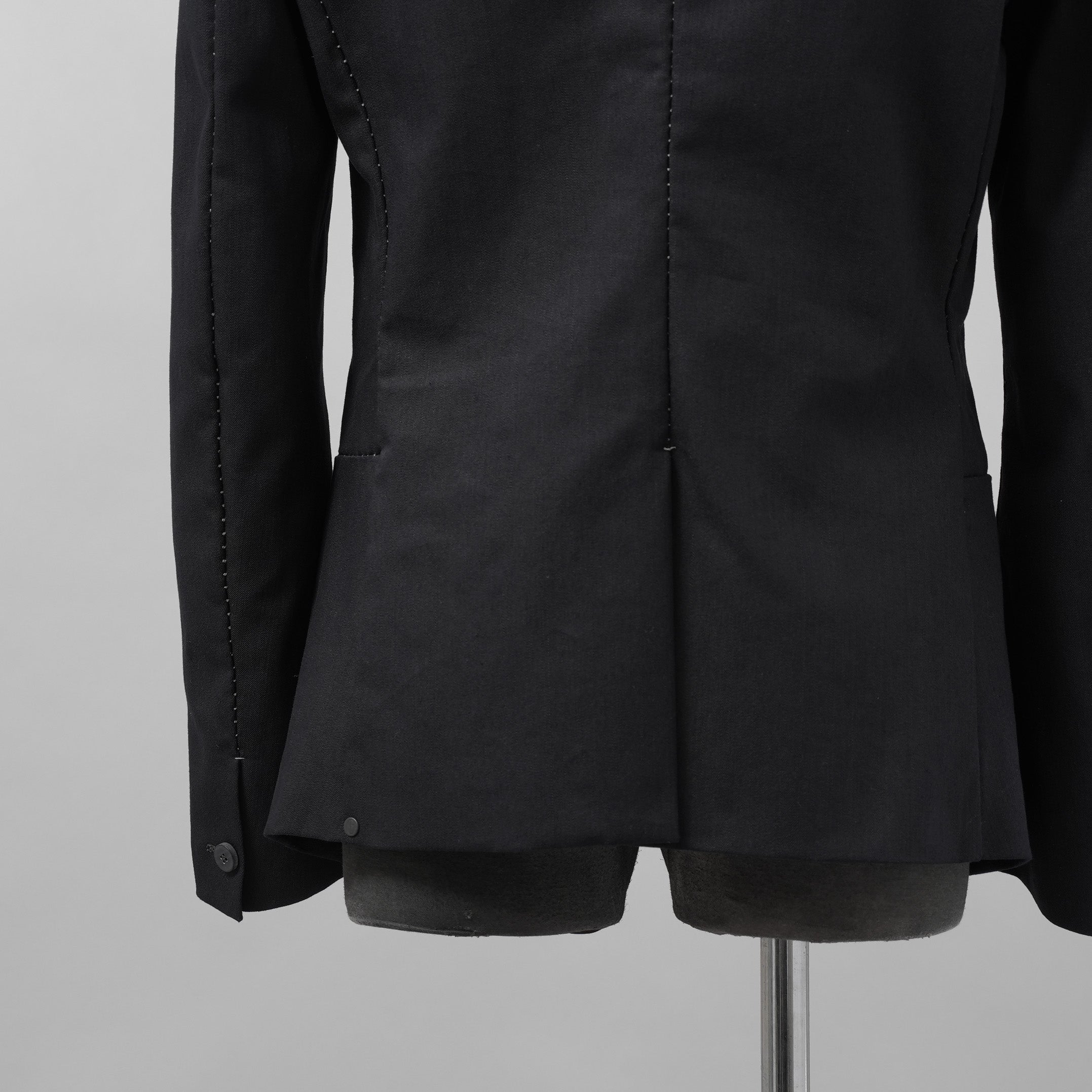 incarnation インカネーション / 美品 24SS Stretch Denim Overlocked 1B Jacket オーバーロック ステッチ ジャケット / 81-170 / size S (DARK NAVY)