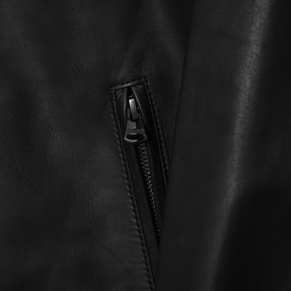 ISAMU KATAYAMA BACKLASH イサムカタヤマバックラッシュ / 25AW 美品 メンセレ別注 Monochrome luxury steer double riders jacket ルーズフィット ライダース アウター / ME2078-06 / size L (BLACK) 352191-in-ue