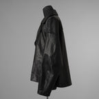 ISAMU KATAYAMA BACKLASH イサムカタヤマバックラッシュ / 25AW 美品 メンセレ別注 Monochrome luxury steer double riders jacket ルーズフィット ライダース アウター / ME2078-06 / size L (BLACK) 352191-in-ue