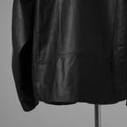 ISAMU KATAYAMA BACKLASH イサムカタヤマバックラッシュ / 25AW 美品 メンセレ別注 Monochrome luxury steer double riders jacket ルーズフィット ライダース アウター / ME2078-06 / size L (BLACK) 352191-in-ue