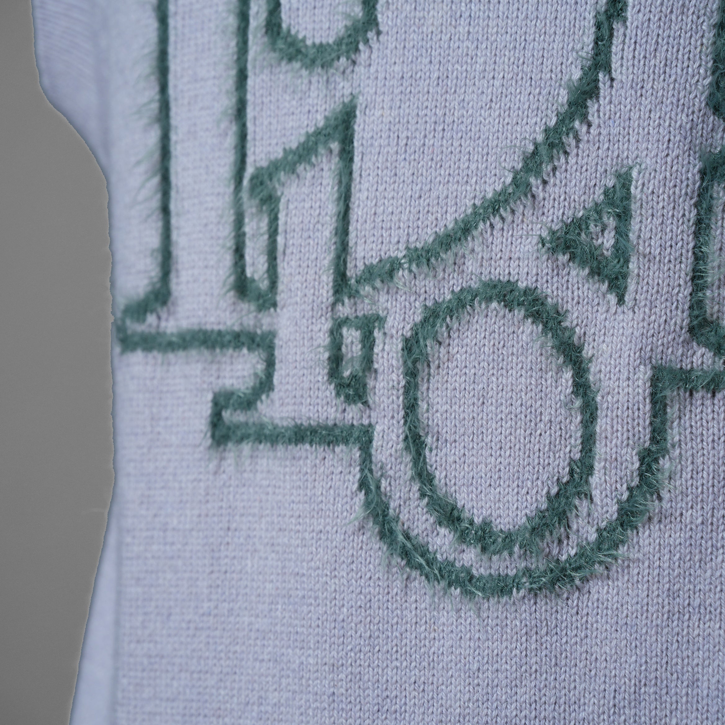 Christian Dior クリスチャン ディオール / 23SS 美品 ロゴノースリーブ ニット ベスト / 313M646AT503 / size M (ラベンダー)