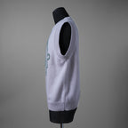 Christian Dior クリスチャン ディオール / 23SS 美品 ロゴノースリーブ ニット ベスト / 313M646AT503 / size M (ラベンダー)