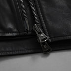 ISAMU KATAYAMA BACKLASH イサムカタヤマバックラッシュ / 25AW 美品 メンセレ別注 Monochrome luxury steer double riders jacket ルーズフィット ライダース アウター / ME2078-06 / size L (BLACK) 352191-in-ue