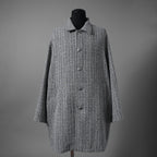 MYNE (現KAMIYA) / 23SS 美品  tweed coat オーバーサイズ ツイード ハーフコート / ジャケット / G10SH016 / size M (GRAY)