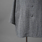 MYNE (現KAMIYA) / 23SS 美品  tweed coat オーバーサイズ ツイード ハーフコート / ジャケット / G10SH016 / size M (GRAY)