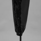 未使用 超希少 CELINE セリーヌ / 19AW エディ スリマン期 / スパンコール クロップド ジョガーパンツ / パンツ / 29ABC673D / size 38 (BLACK) レディース