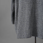 MYNE (現KAMIYA) / 23SS 美品  tweed coat オーバーサイズ ツイード ハーフコート / ジャケット / G10SH016 / size M (GRAY)