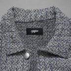 MYNE (現KAMIYA) / 23SS 美品  tweed coat オーバーサイズ ツイード ハーフコート / ジャケット / G10SH016 / size M (GRAY)