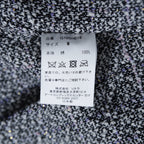 MYNE (現KAMIYA) / 23SS 美品  tweed coat オーバーサイズ ツイード ハーフコート / ジャケット / G10SH016 / size M (GRAY)