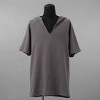 incarnation インカネーション / 美品 20SS CUT & SAWN CUT HOODED RAGLAN #2 SHORT SLEEVE 半袖Tシャツ / 32085-3400 / size M (GRAY)