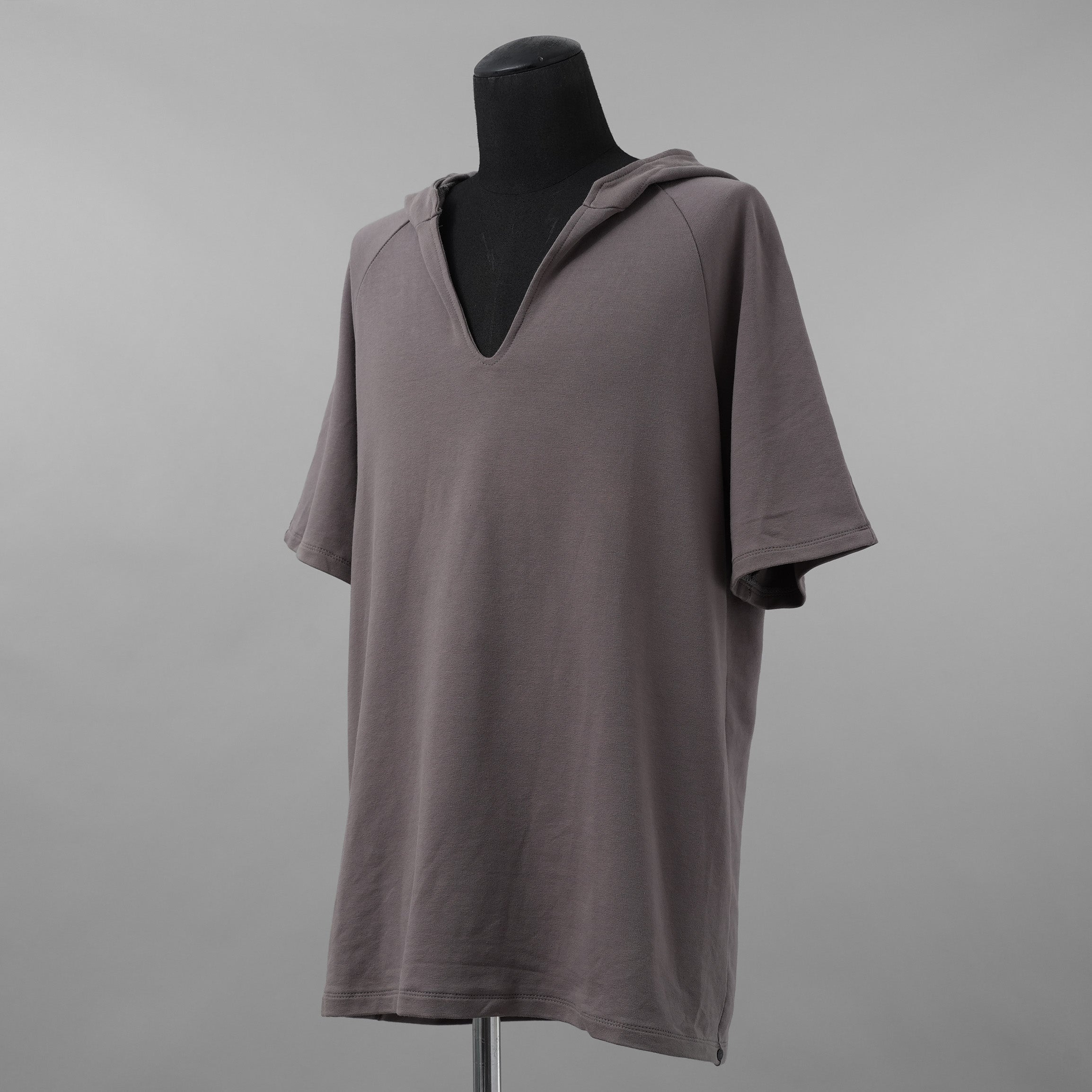incarnation インカネーション / 美品 20SS CUT & SAWN CUT HOODED RAGLAN #2 SHORT SLEEVE 半袖Tシャツ / 32085-3400 / size M (GRAY)