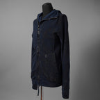 BORIS BIDJAN SABERI ボリスビジャンサベリ / 16SS 美品 ZIPPER2 OBJECT DYED / F0501M / ヴィニール コーティング パーカー / size S (NAVY)