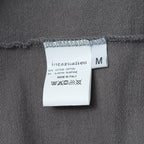 incarnation インカネーション / 美品 20SS CUT & SAWN CUT HOODED RAGLAN #2 SHORT SLEEVE 半袖Tシャツ / 32085-3400 / size M (GRAY)