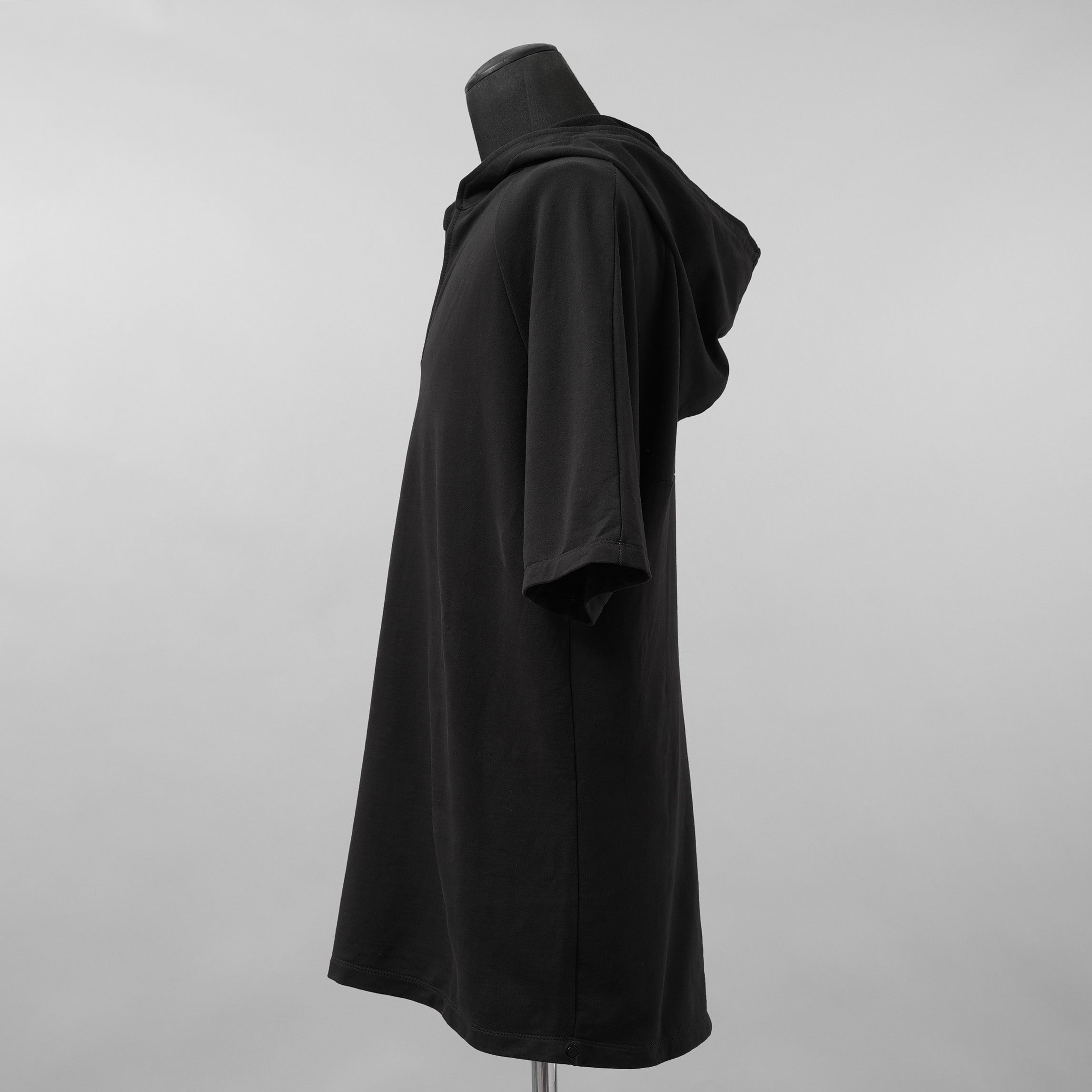 incarnation インカネーション / 美品 20SS CUT & SAWN CUT HOODED RAGLAN #2 SHORT SLEEVE 半袖Tシャツ / 32085-3400 / size L (BLACK)