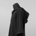 incarnation インカネーション / 美品 20SS CUT & SAWN CUT HOODED RAGLAN #2 SHORT SLEEVE 半袖Tシャツ / 32085-3400 / size L (BLACK)