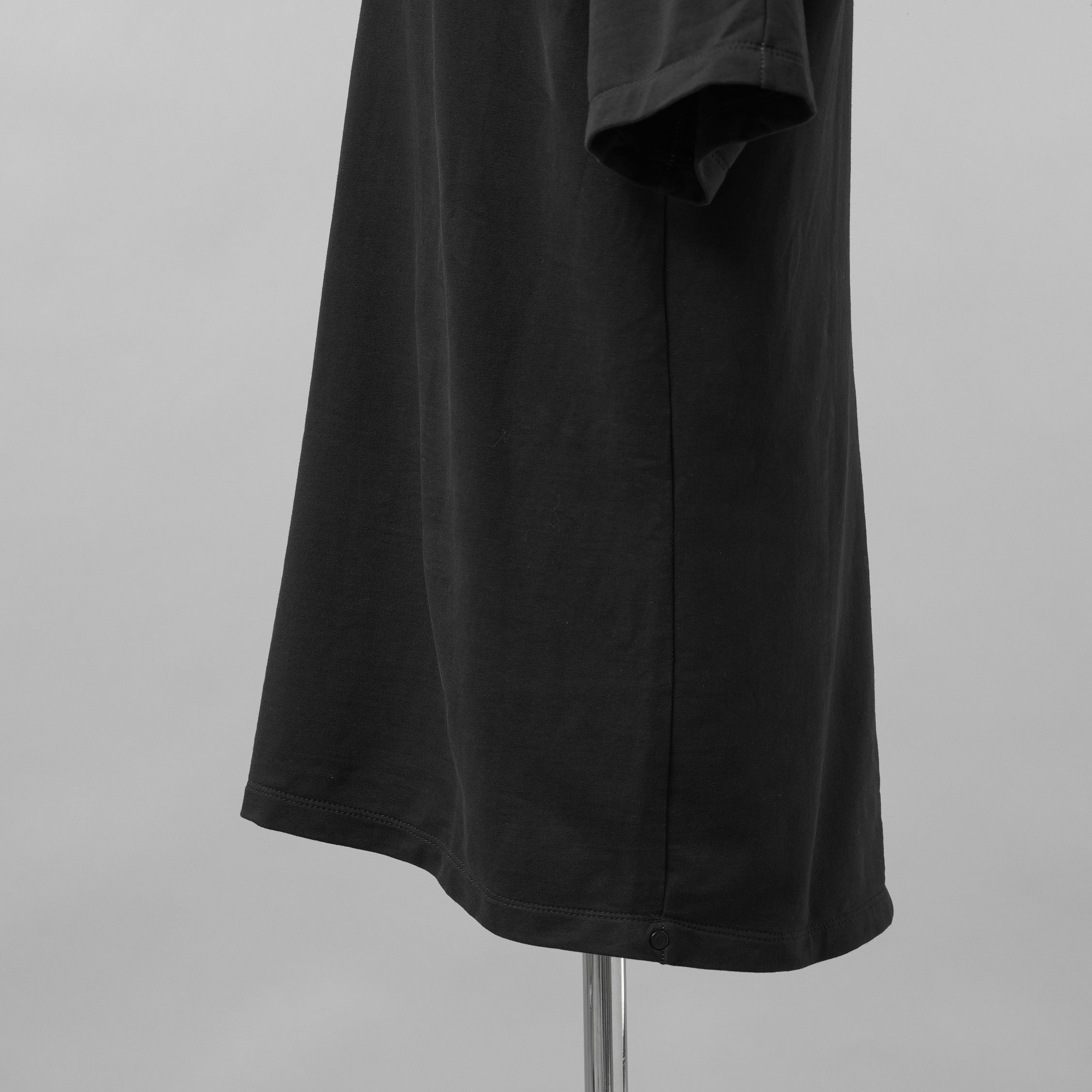 incarnation インカネーション / 美品 20SS CUT & SAWN CUT HOODED RAGLAN #2 SHORT SLEEVE 半袖Tシャツ / 32085-3400 / size L (BLACK)