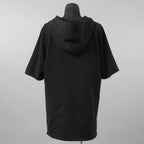 incarnation インカネーション / 美品 20SS CUT & SAWN CUT HOODED RAGLAN #2 SHORT SLEEVE 半袖Tシャツ / 32085-3400 / size L (BLACK)