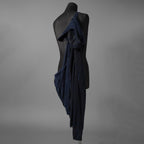 BORIS BIDJAN SABERI ボリスビジャンサベリ / 16SS 美品 ZIPPER2 OBJECT DYED / F0501M / ヴィニール コーティング パーカー / size S (NAVY)