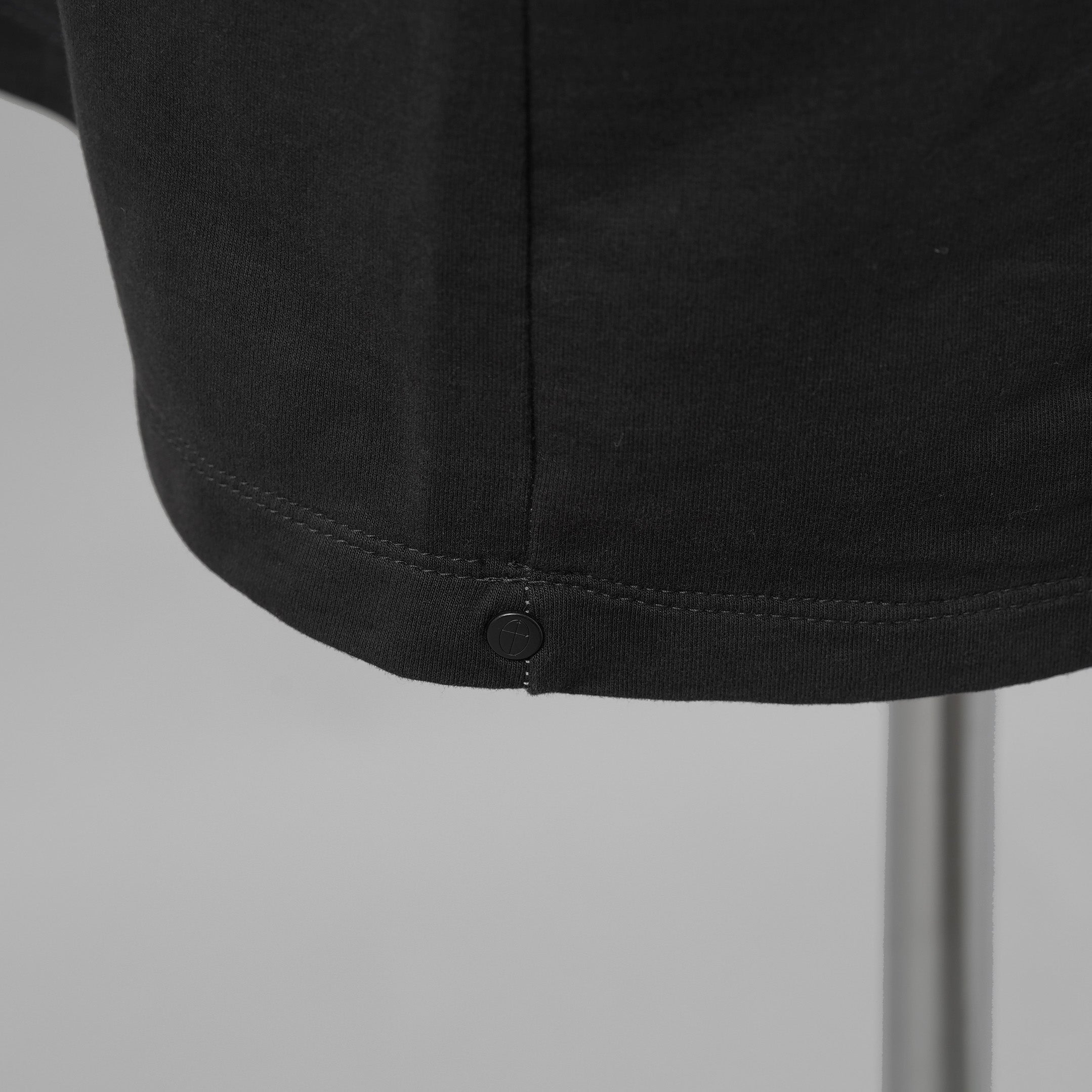 incarnation インカネーション / 美品 20SS CUT & SAWN CUT HOODED RAGLAN #2 SHORT SLEEVE 半袖Tシャツ / 32085-3400 / size L (BLACK)