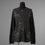 DIESEL ディーゼル / モーガン蔵人 着用 / 美品 24SS T-Crane-Ls-N2 T-Shirt 長袖Tシャツ / A13384 / size XS (BLACK) 352187-in-ue