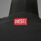 DIESEL ディーゼル / モーガン蔵人 着用 / 美品 24SS T-Crane-Ls-N2 T-Shirt 長袖Tシャツ / A13384 / size XS (BLACK) 352187-in-ue