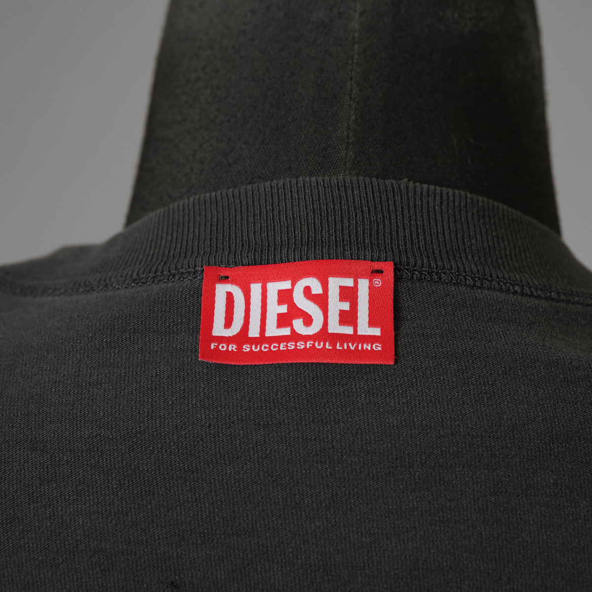 DIESEL ディーゼル / モーガン蔵人 着用 / 美品 24SS T-Crane-Ls-N2 T-Shirt 長袖Tシャツ / A13384 / size XS (BLACK) 352187-in-ue