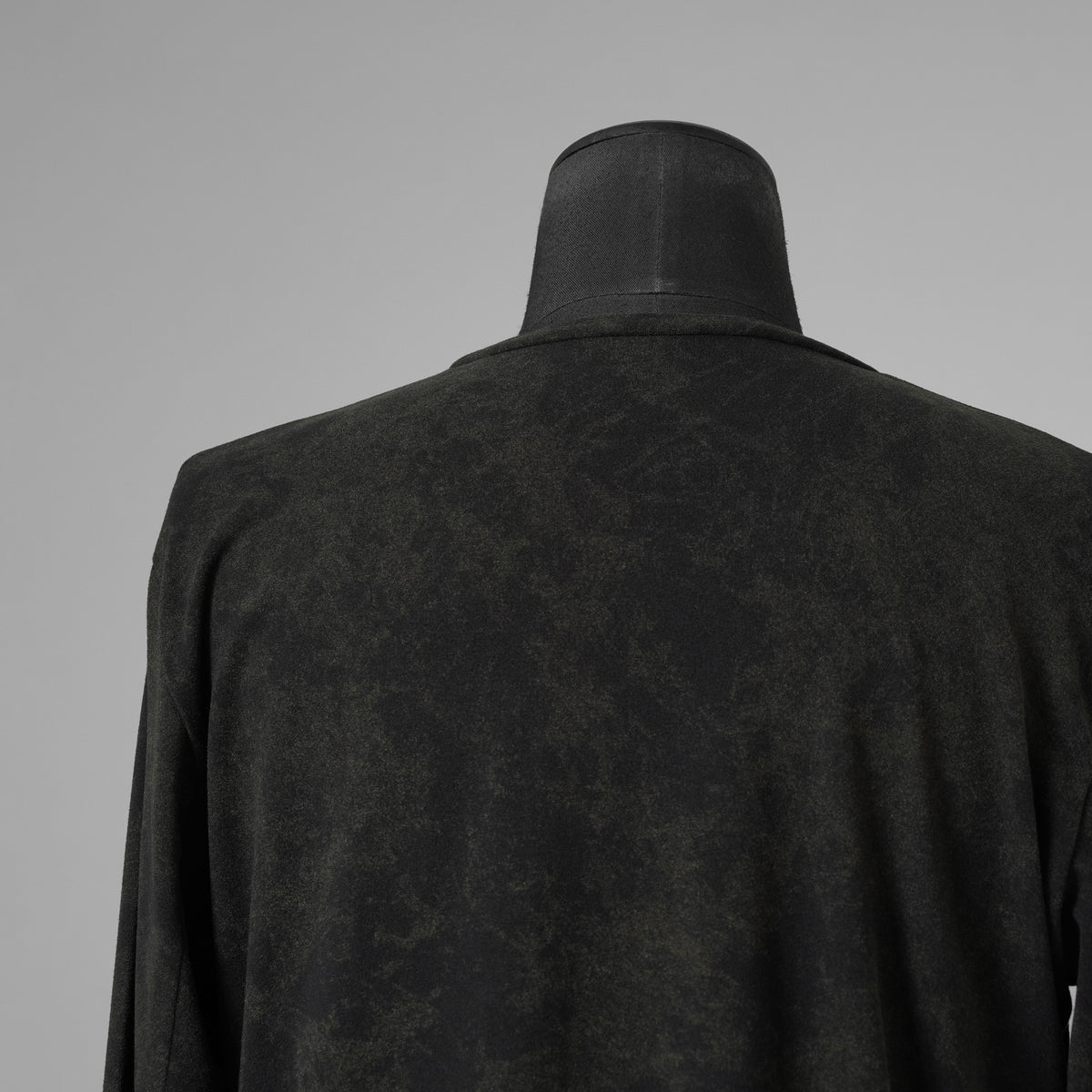 bajra バジュラ / 美品 23AW ミップストレッチ スェード プリントプルオーバー 長袖Tシャツ / 158UK18 / size 3 (BLACK) 352186-in-ue