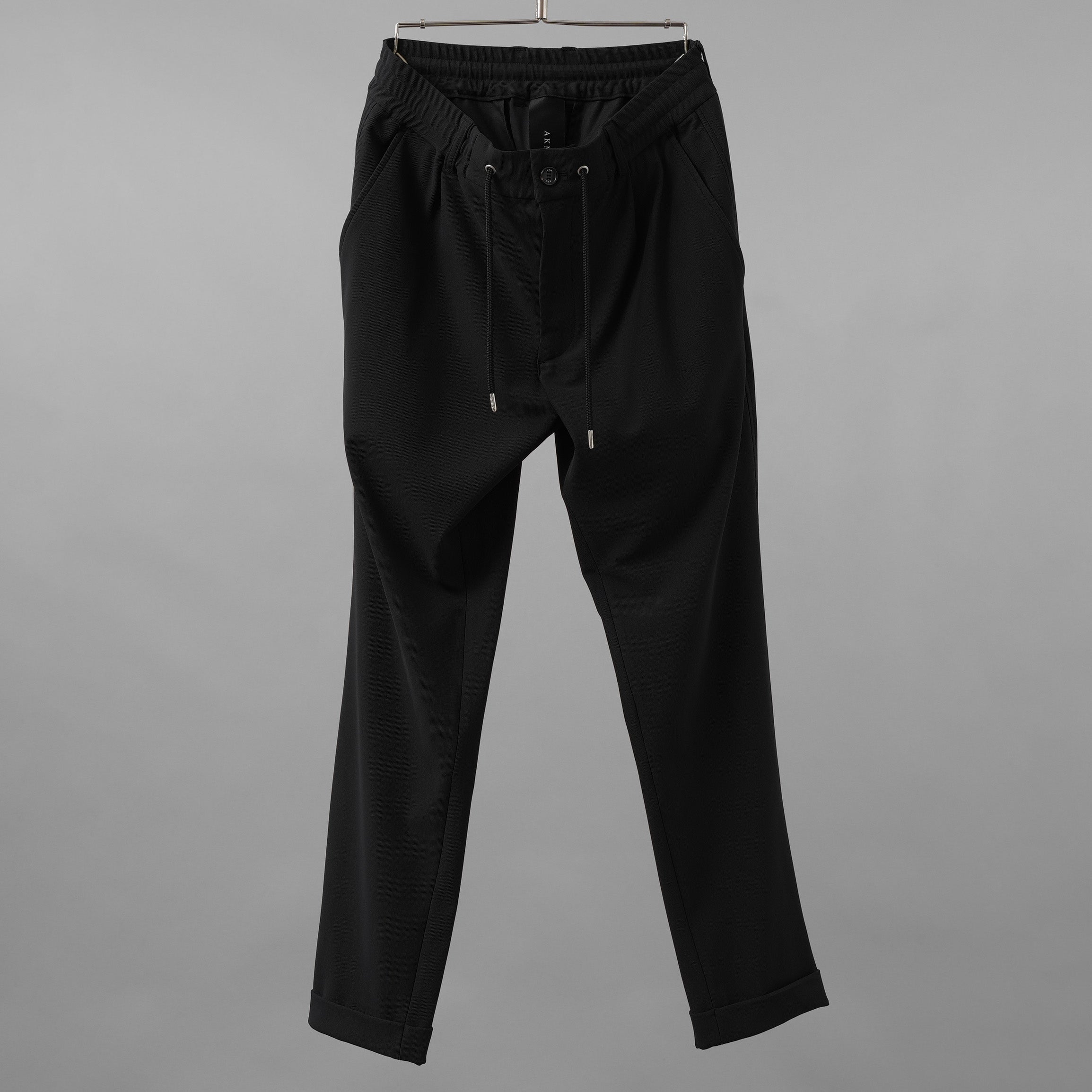 新品 AKM アーケーエム / 24SS SWING EASY PANTS パンツ / P344 PET148 / size M (BLACK)