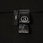bajra バジュラ / 美品 23AW ミップストレッチ スェード プリントプルオーバー 長袖Tシャツ / 158UK18 / size 3 (BLACK) 352186-in-ue