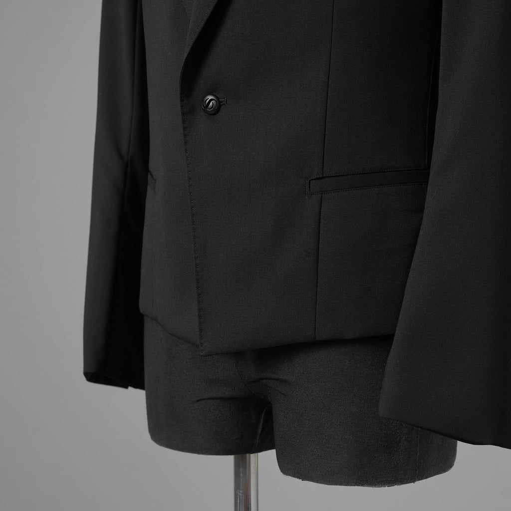 新品 THE ONENESS ザ ワンネス / 22AW【SGZ COSTUME LINE】Short Peacked Jacket ショートジャケット ピークド ジャケット / OE-SGZ-HJ07-100 / size 1 (BLACK) 123069-alm