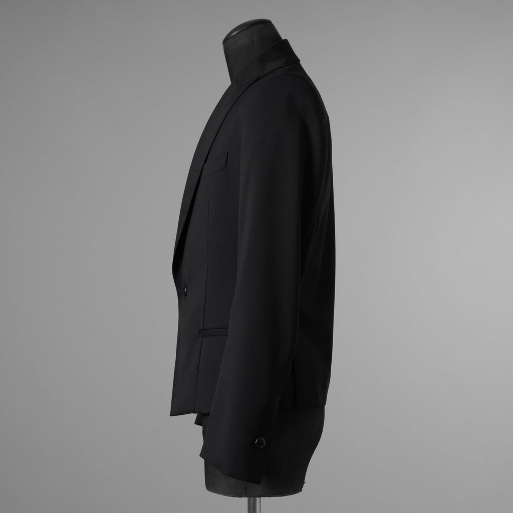新品 THE ONENESS ザ ワンネス / 22AW【SGZ COSTUME LINE】Short Peacked Jacket ショートジャケット ピークド ジャケット / OE-SGZ-HJ07-100 / size 1 (BLACK) 123069-alm