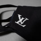 LOUIS VUITTON ルイヴィトン /  美品 LV ロゴ マイユマスク / M76748 (BLACK)