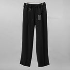 新品 kiryuyrik キリュウキリュウ / 24SS Easy Wide Slacks イージーワイドスラックス パンツ / KR-HP30-906 / size M (BLACK）
