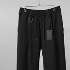新品 kiryuyrik キリュウキリュウ / 24SS Easy Wide Slacks イージーワイドスラックス パンツ / KR-HP30-906 / size M (BLACK）