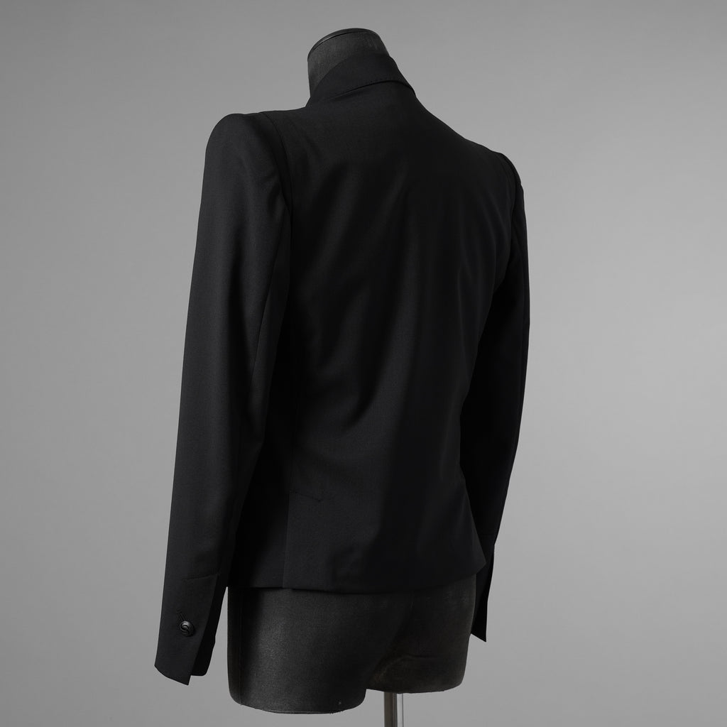 新品 THE ONENESS ザ ワンネス / 22AW【SGZ COSTUME LINE】Short Peacked Jacket ショートジャケット ピークド ジャケット / OE-SGZ-HJ07-100 / size 1 (BLACK) 123069-alm