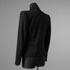 新品 THE ONENESS ザ ワンネス / 22AW【SGZ COSTUME LINE】Short Peacked Jacket ショートジャケット ピークド ジャケット / OE-SGZ-HJ07-100 / size 1 (BLACK) 123069-alm