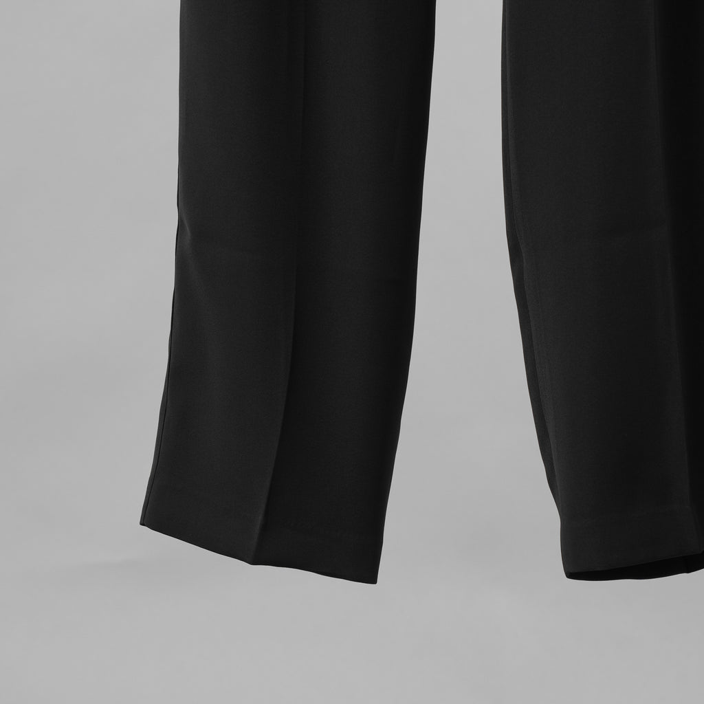新品 kiryuyrik キリュウキリュウ / 24SS Easy Wide Slacks イージーワイドスラックス パンツ / KR-HP30-906 / size M (BLACK）