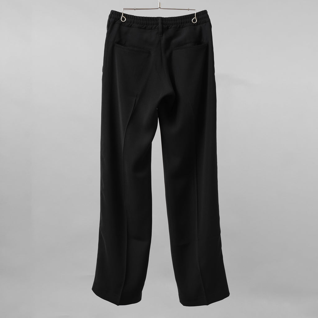 新品 kiryuyrik キリュウキリュウ / 24SS Easy Wide Slacks イージーワイドスラックス パンツ / KR-HP30-906 / size M (BLACK）