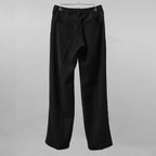 新品 kiryuyrik キリュウキリュウ / 24SS Easy Wide Slacks イージーワイドスラックス パンツ / KR-HP30-906 / size M (BLACK）