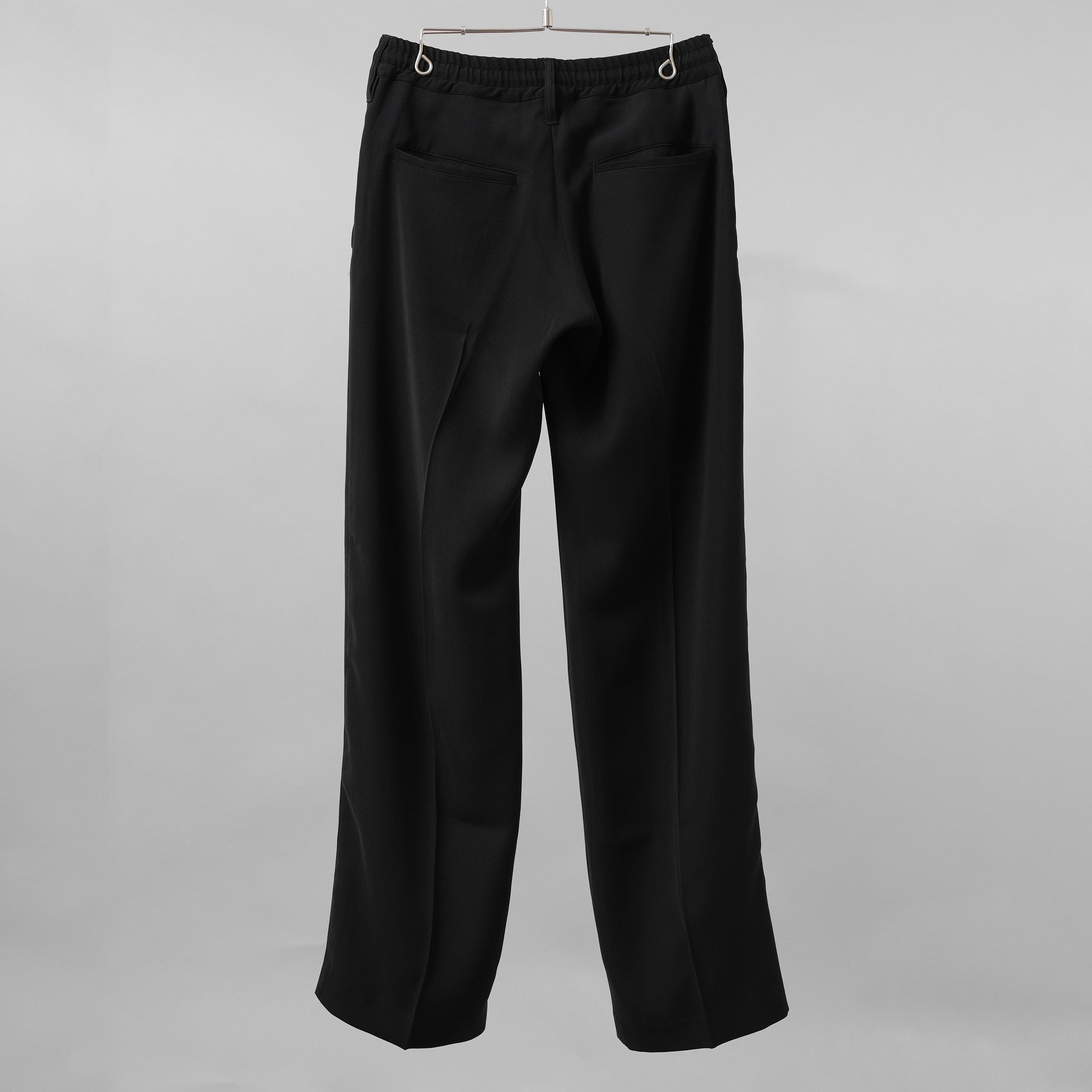 新品 kiryuyrik キリュウキリュウ / 24SS Easy Wide Slacks イージーワイドスラックス パンツ / KR-HP30-906 / size M (BLACK）