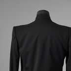 新品 THE ONENESS ザ ワンネス / 22AW【SGZ COSTUME LINE】Short Peacked Jacket ショートジャケット ピークド ジャケット / OE-SGZ-HJ07-100 / size 1 (BLACK) 123069-alm