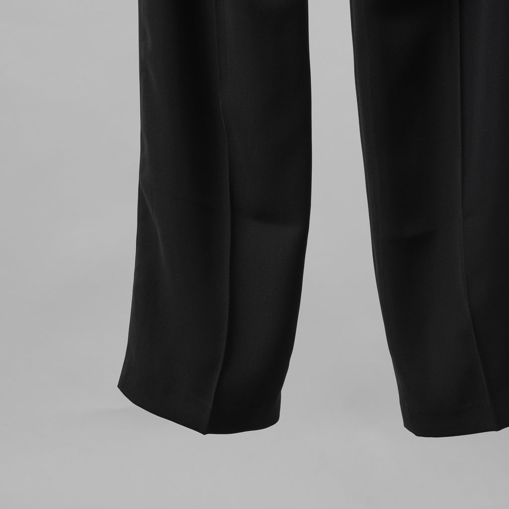 新品 kiryuyrik キリュウキリュウ / 24SS Easy Wide Slacks イージーワイドスラックス パンツ / KR-HP30-906 / size M (BLACK）