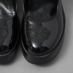 未使用 CELINE セリーヌ / 24AW "Lily" リリー チャンキーソール パンプス / パテントカーフスキン/ テス ベビーズ / シューズ / size 36 (23cm)  BLACK レディース