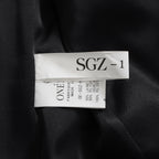 新品 THE ONENESS ザ ワンネス / 22AW【SGZ COSTUME LINE】Short Peacked Jacket ショートジャケット ピークド ジャケット / OE-SGZ-HJ07-100 / size 1 (BLACK) 123069-alm